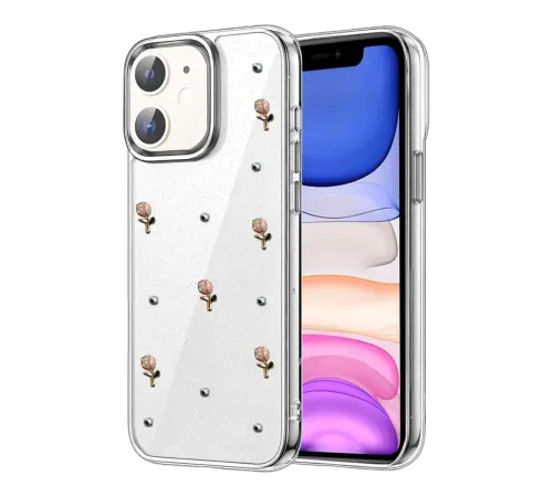 Apple iPhone 11 Fiyonk Desenli Kapak - Desen 6