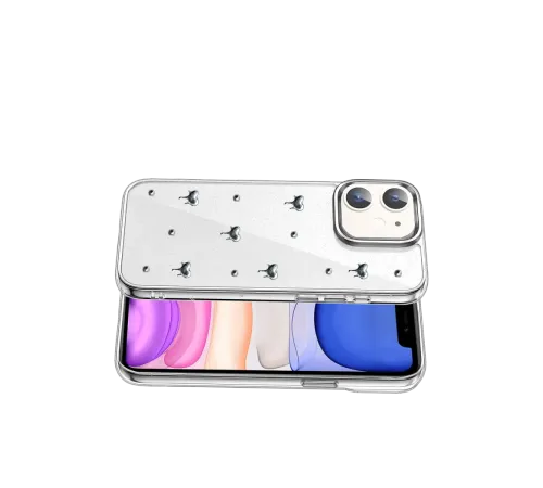 Apple iPhone 12 Fiyonk Desenli Kapak - Desen 1