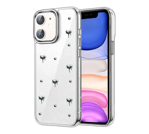Apple iPhone 12 Fiyonk Desenli Kapak - Desen 1