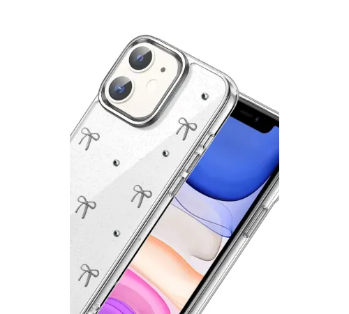 Apple iPhone 12 Fiyonk Desenli Kapak - Desen 5