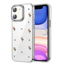 Apple iPhone 12 Fiyonk Desenli Kapak - Desen 6