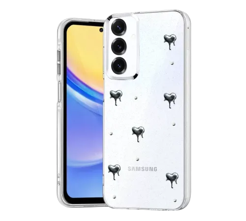 Samsung Galaxy A15 4G Fiyonk Desenli Kapak - Desen 1