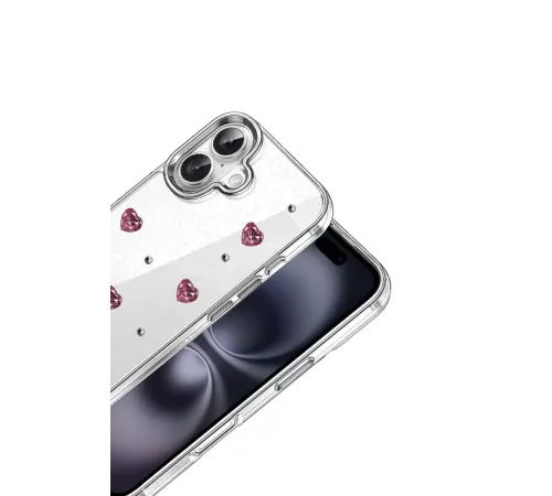 Apple iPhone 16 Fiyonk Desenli Kapak - Desen 3