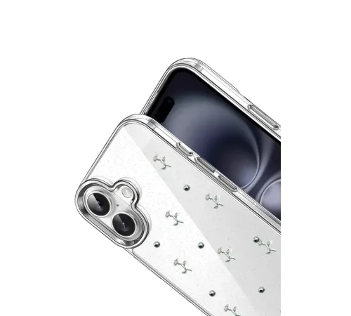 Apple iPhone 16 Fiyonk Desenli Kapak - Desen 4
