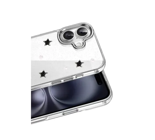 Apple iPhone 16 Fiyonk Desenli Kapak - Desen 7