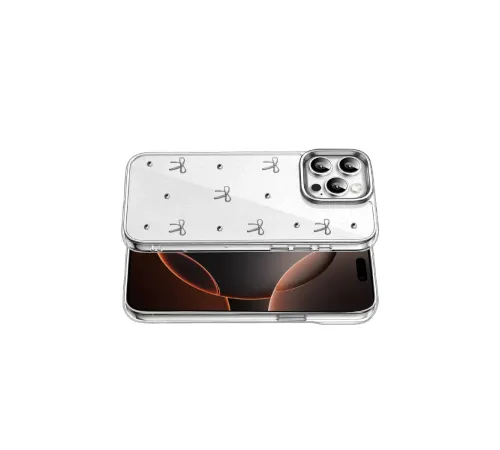 Apple iPhone 16 Pro Max Fiyonk Desenli Kapak - Desen 5
