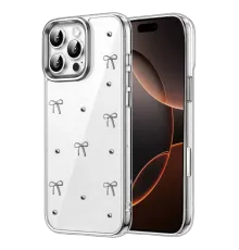 Apple iPhone 16 Pro Max Fiyonk Desenli Kapak - Desen 5
