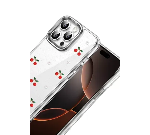 Apple iPhone 16 Pro Max Fiyonk Desenli Kapak - Desen 9