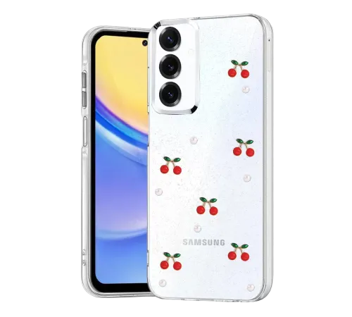 Samsung Galaxy A16 5G Fiyonk Desenli Kapak - Desen 9