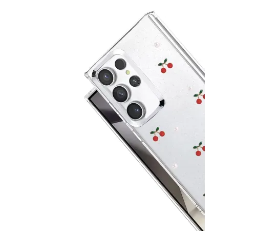 Samsung Galaxy S25 Ultra Fiyonk Desenli Kapak - Desen 9