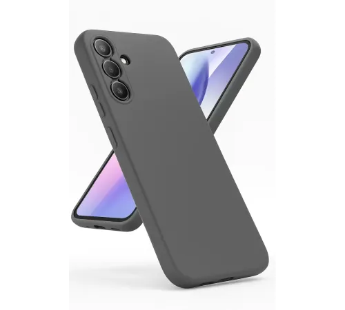 Samsung Galaxy A24 4G Kılıf First Silikon - Gri