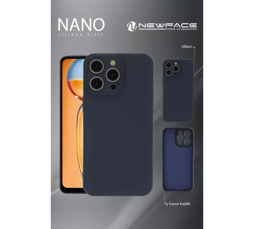 Xiaomi Redmi Note 13 Pro 4G Kılıf Nano içi Kadife Silikon - Pudra