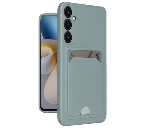 Samsung Galaxy A26 Kılıf Kelvin Kartvizitli Silikon - Açık Yeşil