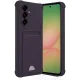 Samsung Galaxy A36 Kılıf Kelvin Kartvizitli Silikon - Derin Mor