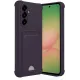 Samsung Galaxy A36 Kılıf Kelvin Kartvizitli Silikon - Derin Mor