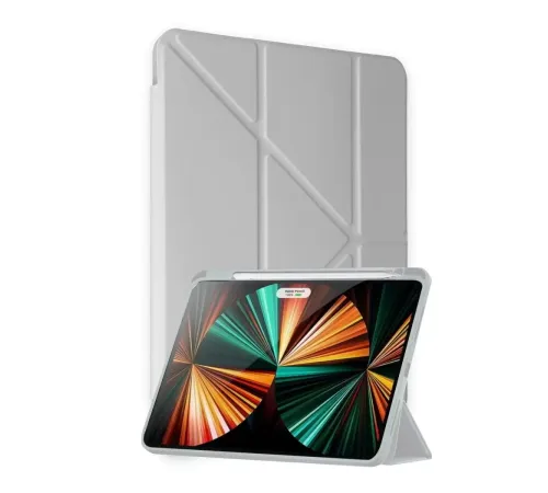 Huawei Honor Pad X9A Kalemlikli Mars Tablet Kılıfı - Gri