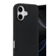 Apple iPhone 17 Nano içi Kadife Silikon - Siyah
