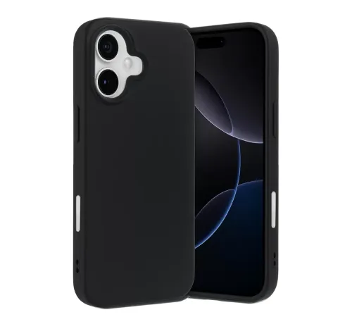 Apple iPhone 17 Nano içi Kadife Silikon - Siyah