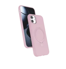 Apple iPhone 11 Regal Magsafe Standlı Kapak - Açık Pembe
