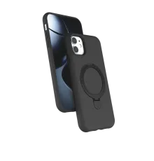 Apple iPhone 11 Regal Magsafe Standlı Kapak - Titan Gri
