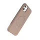 Apple iPhone 11 Regal Magsafe Standlı Kapak - Çöl Titanyum