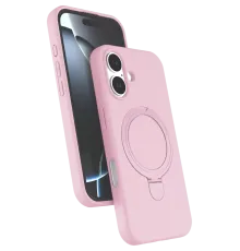 Apple iPhone 16 Regal Magsafe Standlı Kapak - Açık Pembe