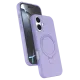 Apple iPhone 16 Regal Magsafe Standlı Kapak - Lila