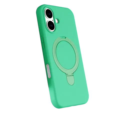 Apple iPhone 16 Regal Magsafe Standlı Kapak - Yeşil