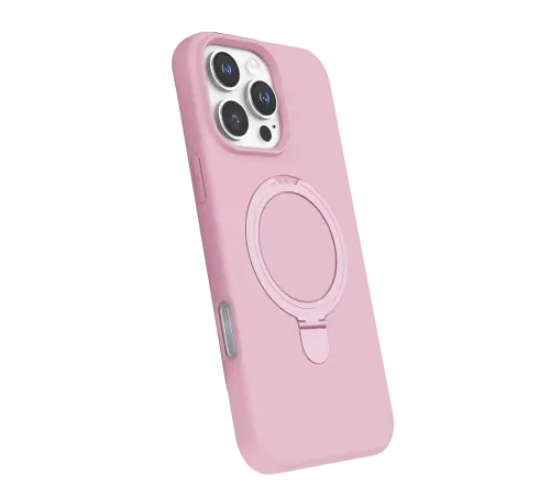 Apple iPhone 16 Pro Max Regal Magsafe Standlı Kapak - Açık Pembe