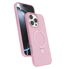 Apple iPhone 16 Pro Max Regal Magsafe Standlı Kapak - Açık Pembe