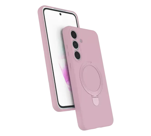 Samsung Galaxy S24 FE Regal Magsafe Standlı Kapak - Açık Pembe