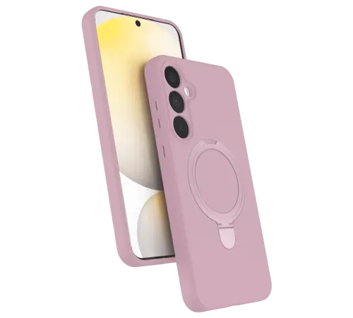 Samsung Galaxy A16 5G Regal Magsafe Standlı Kapak - Açık Pembe