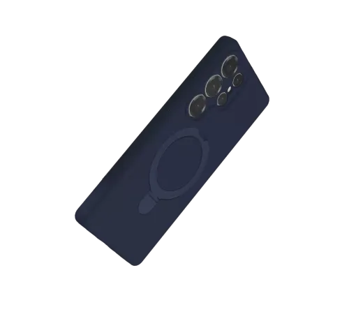 Samsung Galaxy S25 Ultra Regal Magsafe Standlı Kapak - Lacivert
