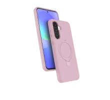 Samsung Galaxy A36 Regal Magsafe Standlı Kapak - Açık Pembe