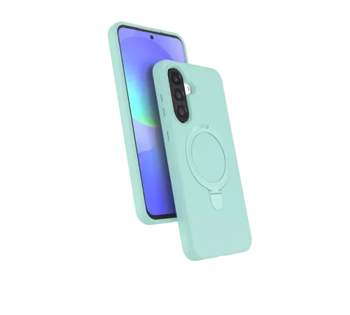 Samsung Galaxy A36 Regal Magsafe Standlı Kapak - Su Yeşili