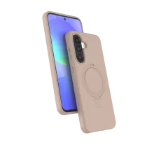 Samsung Galaxy A36 Regal Magsafe Standlı Kapak - Çöl Titanyum