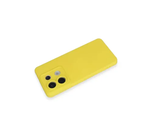 Xiaomi Redmi Note 13 Pro 5G Kılıf Nano içi Kadife Silikon - Sarı