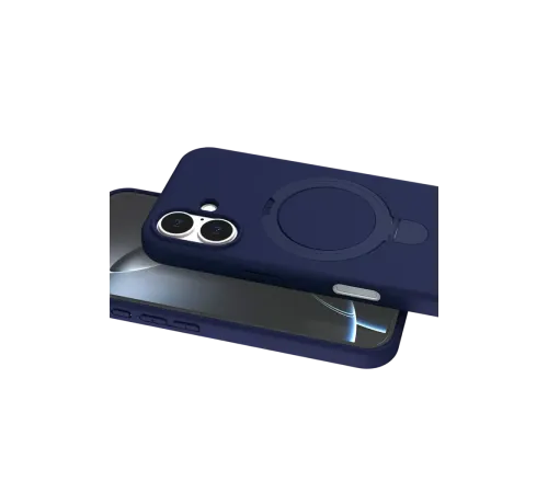 Apple iPhone 17 Regal Magsafe Standlı Kapak - Lacivert