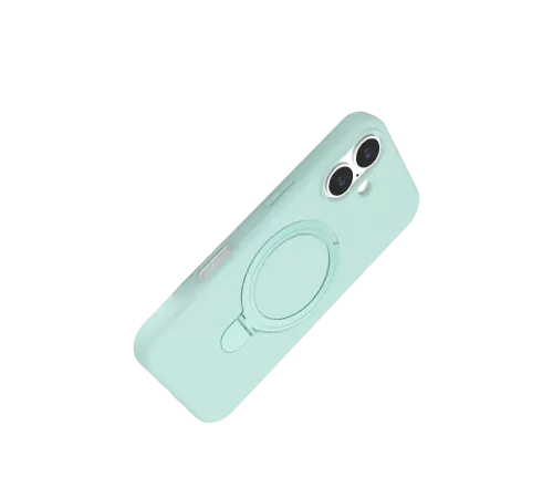 Apple iPhone 17 Regal Magsafe Standlı Kapak - Su Yeşili