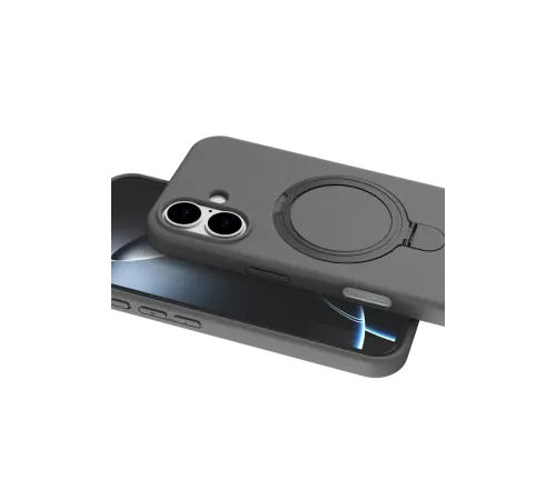 Apple iPhone 17 Regal Magsafe Standlı Kapak - Titan Gri