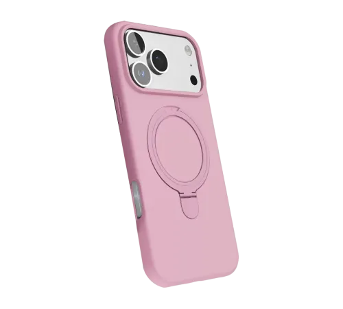 Apple iPhone 17 Pro Max Regal Magsafe Standlı Kapak - Açık Pembe