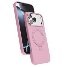 Apple iPhone 17 Pro Max Regal Magsafe Standlı Kapak - Açık Pembe