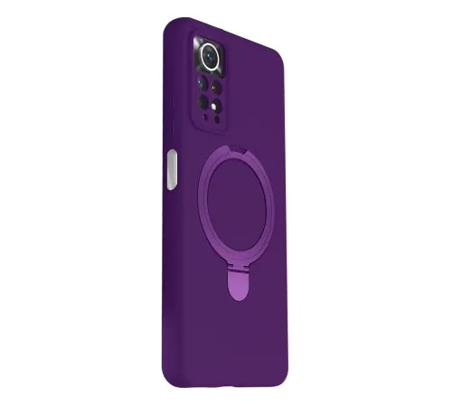 Xiaomi Redmi Note 12 Pro 4G Regal Magsafe Standlı Kapak - Derin Mor