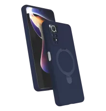 Xiaomi Redmi Note 12 Pro 4G Regal Magsafe Standlı Kapak - Lacivert