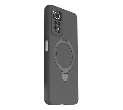 Xiaomi Redmi Note 12 Pro 4G Regal Magsafe Standlı Kapak - Titan Gri