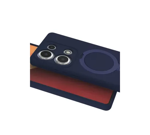 Xiaomi Redmi Note 13 Pro 4G Regal Magsafe Standlı Kapak - Lacivert