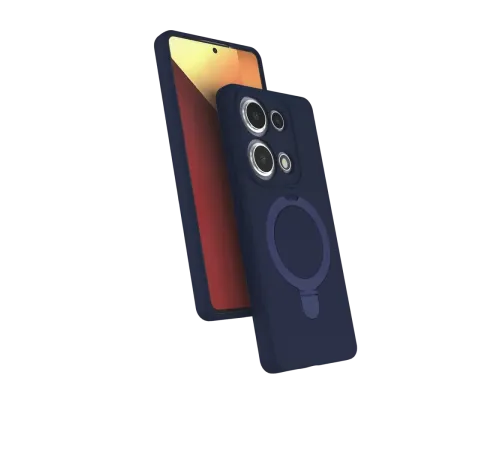 Xiaomi Redmi Note 13 Pro 4G Regal Magsafe Standlı Kapak - Lacivert
