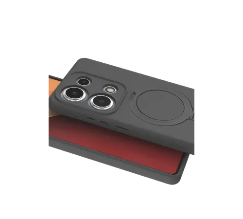 Xiaomi Redmi Note 13 Pro 4G Regal Magsafe Standlı Kapak - Titan Gri