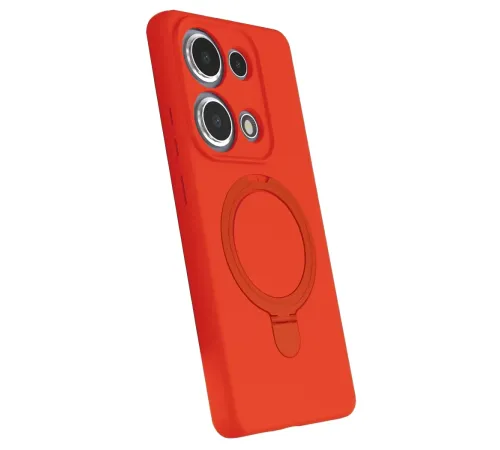 Xiaomi Redmi Note 13 Pro 4G Regal Magsafe Standlı Kapak - Turuncu