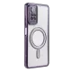 Xiaomi Redmi Note 12 Pro 4G Joke Simli Magneticsafe Kılıf - Derin Mor